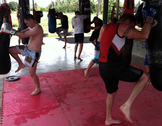 Muay Thai training